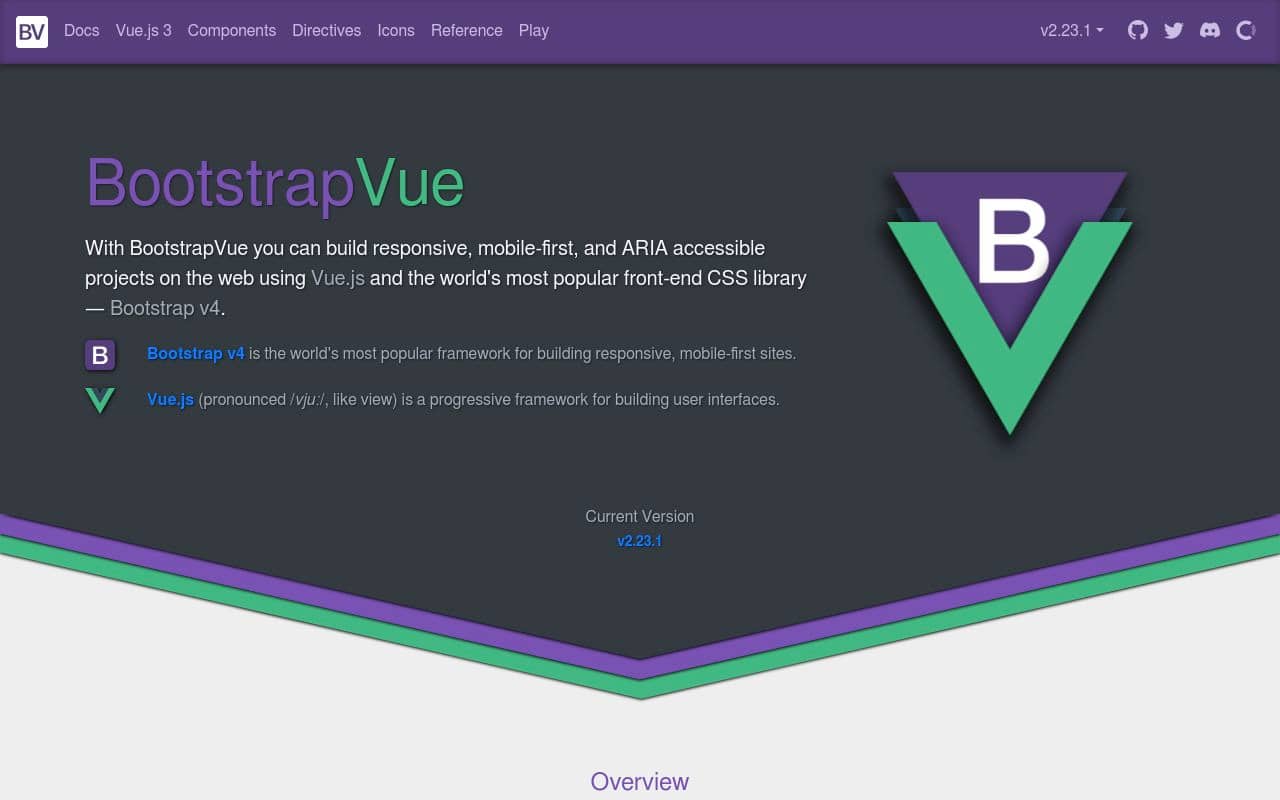 Bootstrap Vue — screenshot
