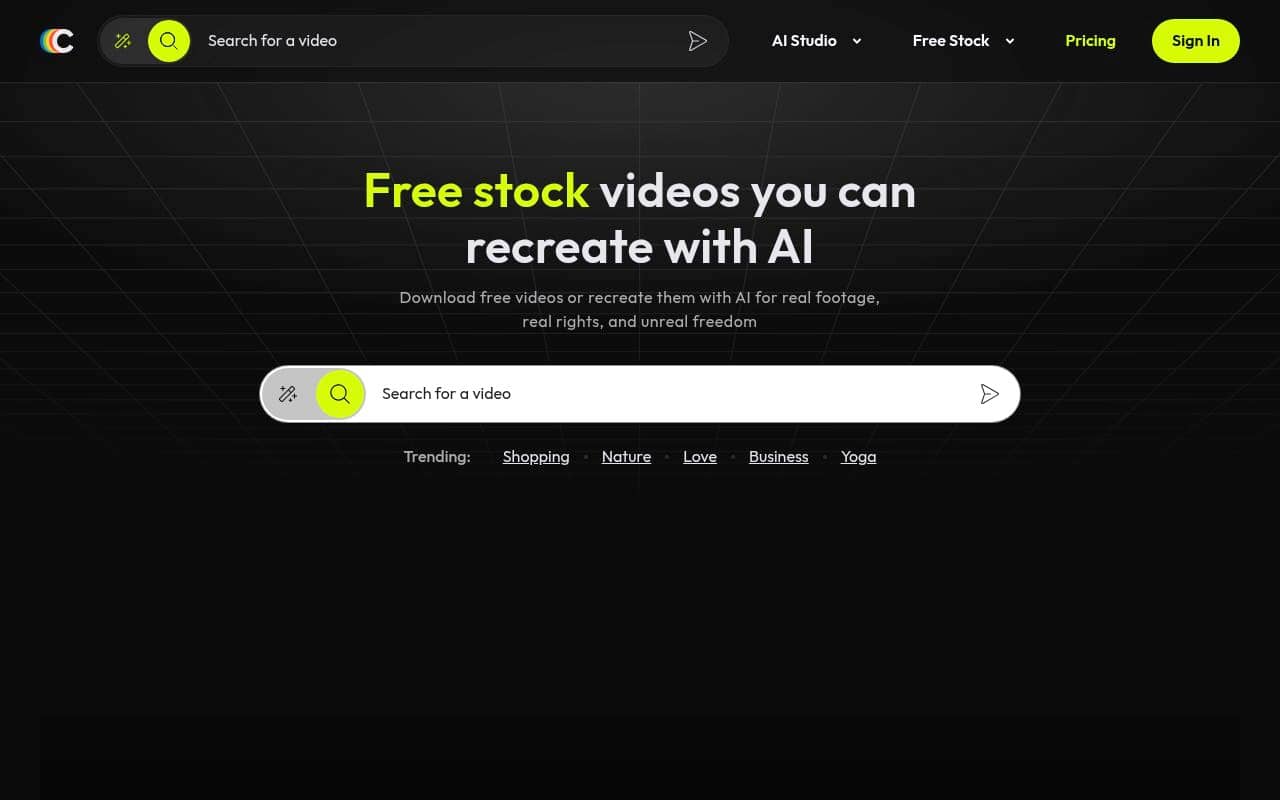 Coverr.co — screenshot