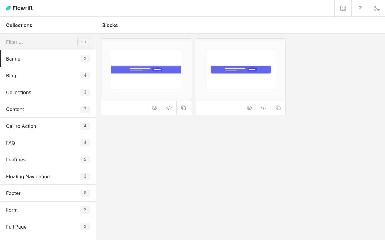 Flowrift — screenshot