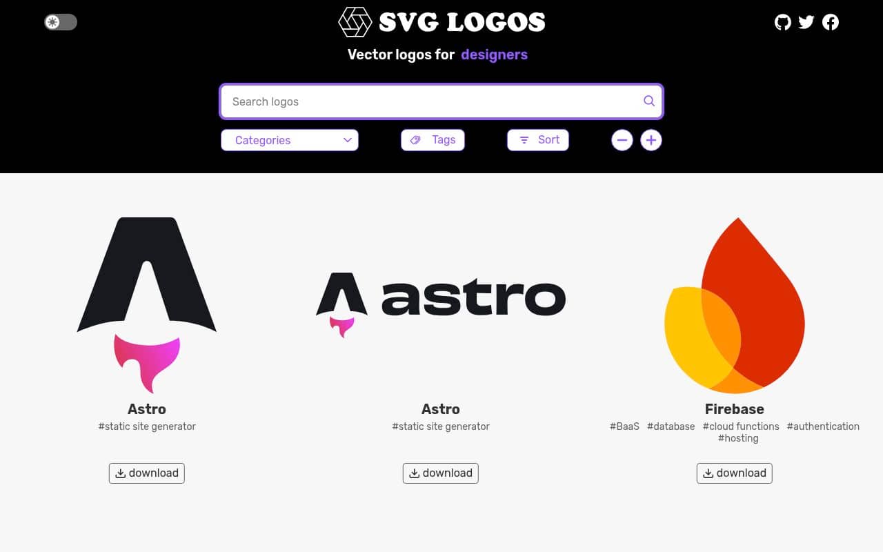 SVGPorn — screenshot
