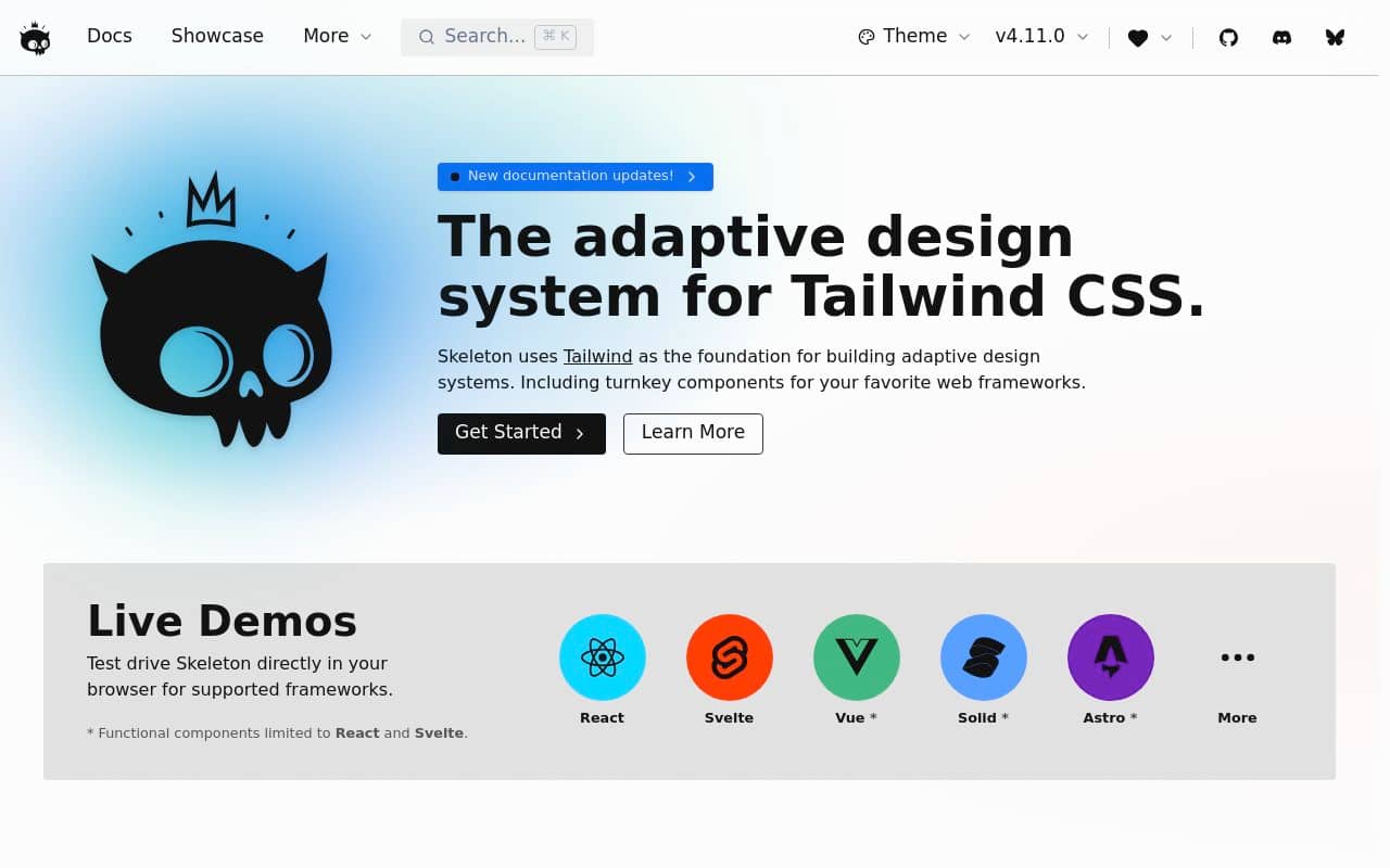 Skeleton — screenshot