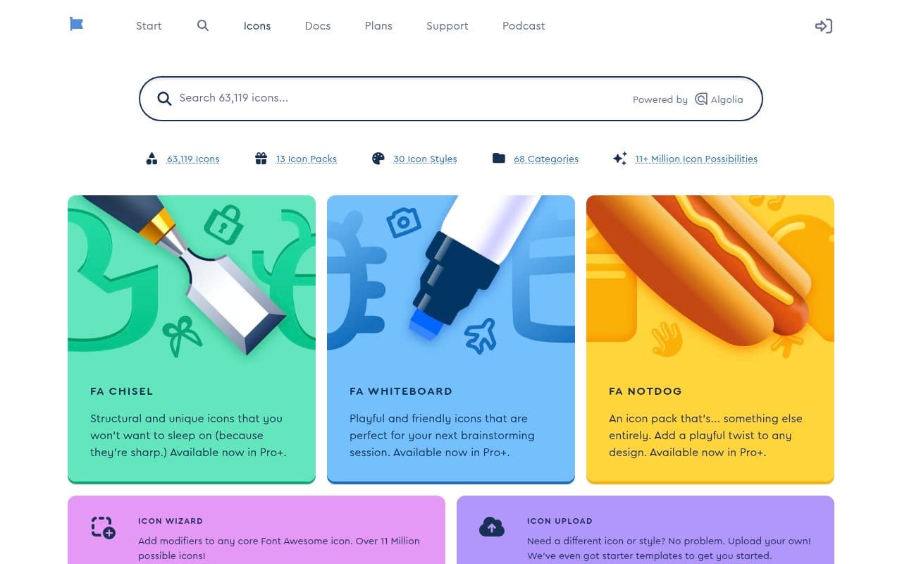 Font Awesome preview