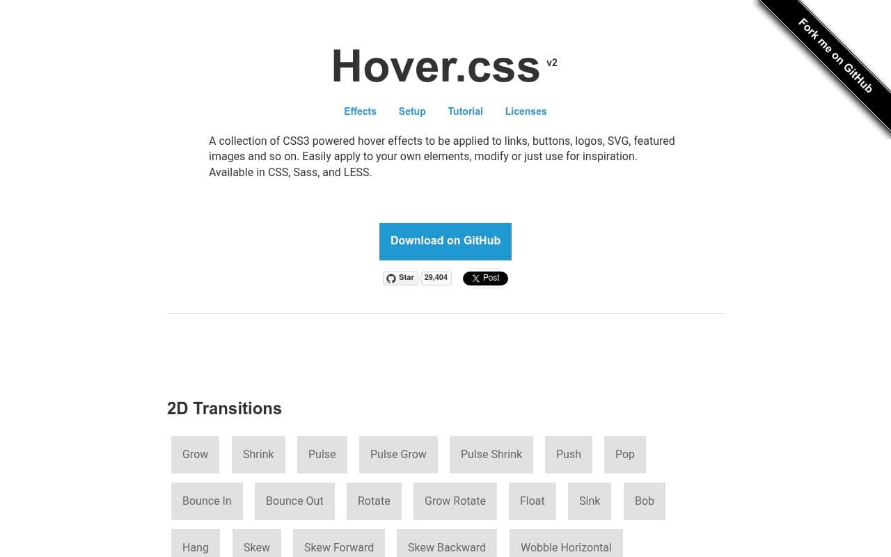 Hover.css preview