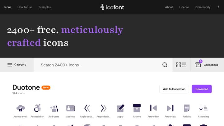 Icofont preview