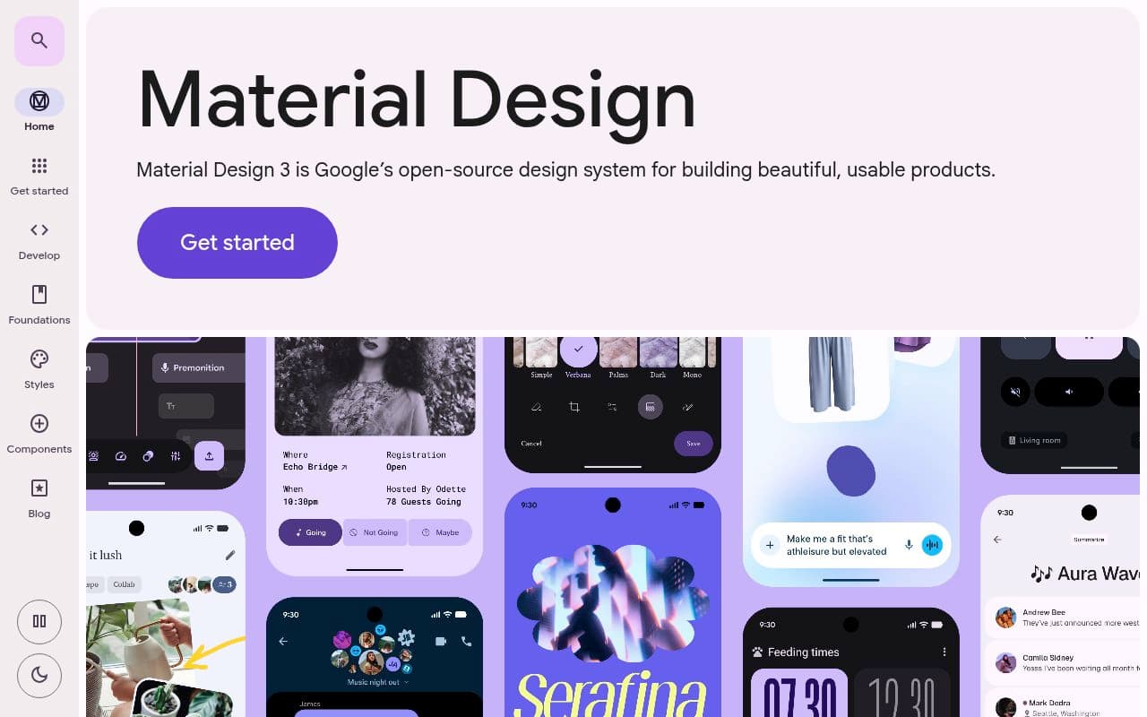 Material Design preview