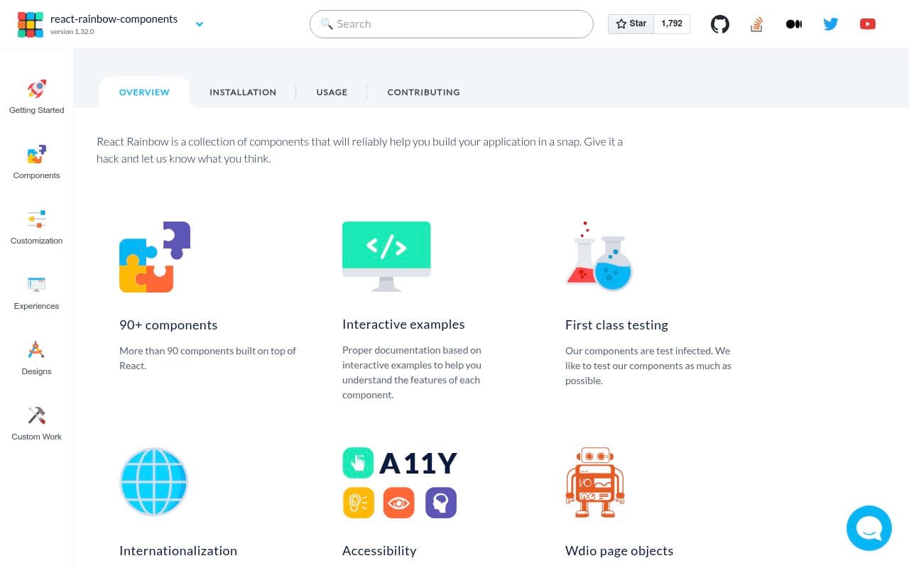 React Rainbow preview