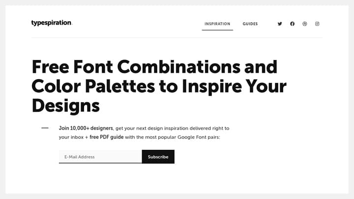 Typespiration preview