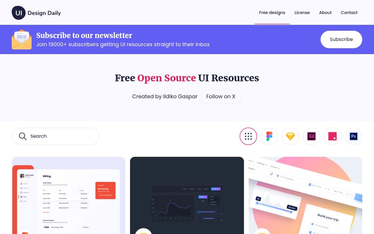 UI Design Daily preview