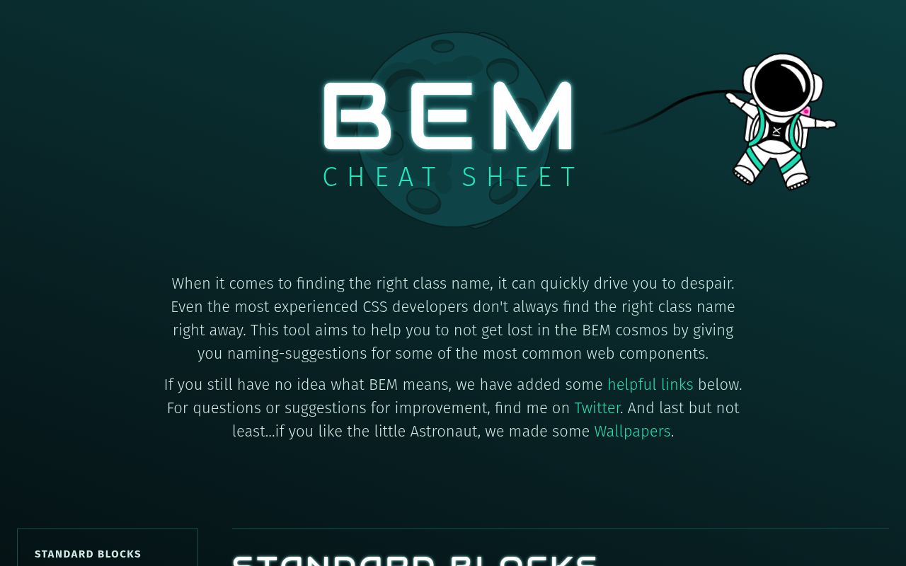 Bem cheatsheet preview