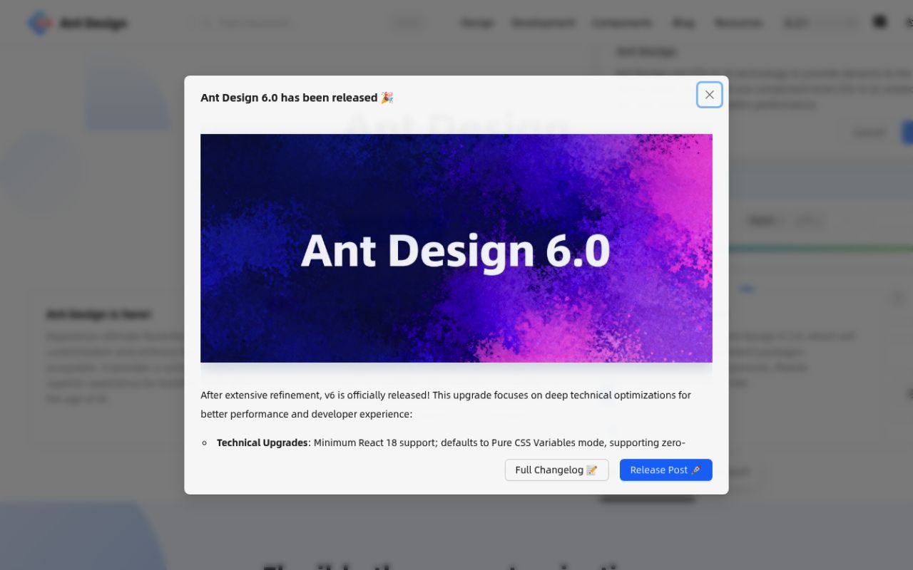 Ant Design preview