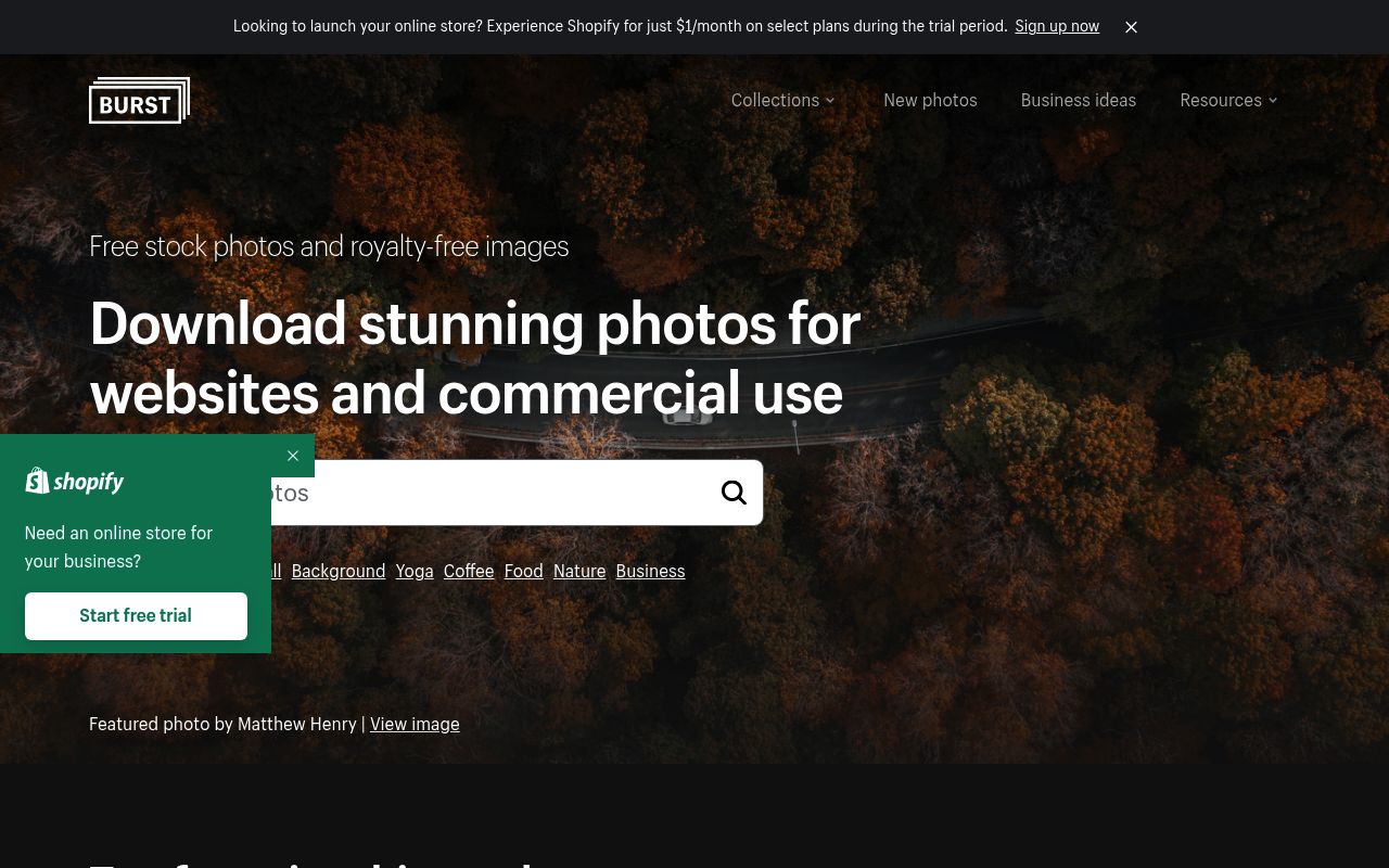Burst — screenshot
