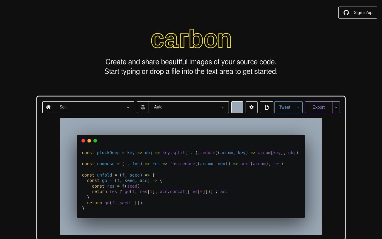 Carbon preview