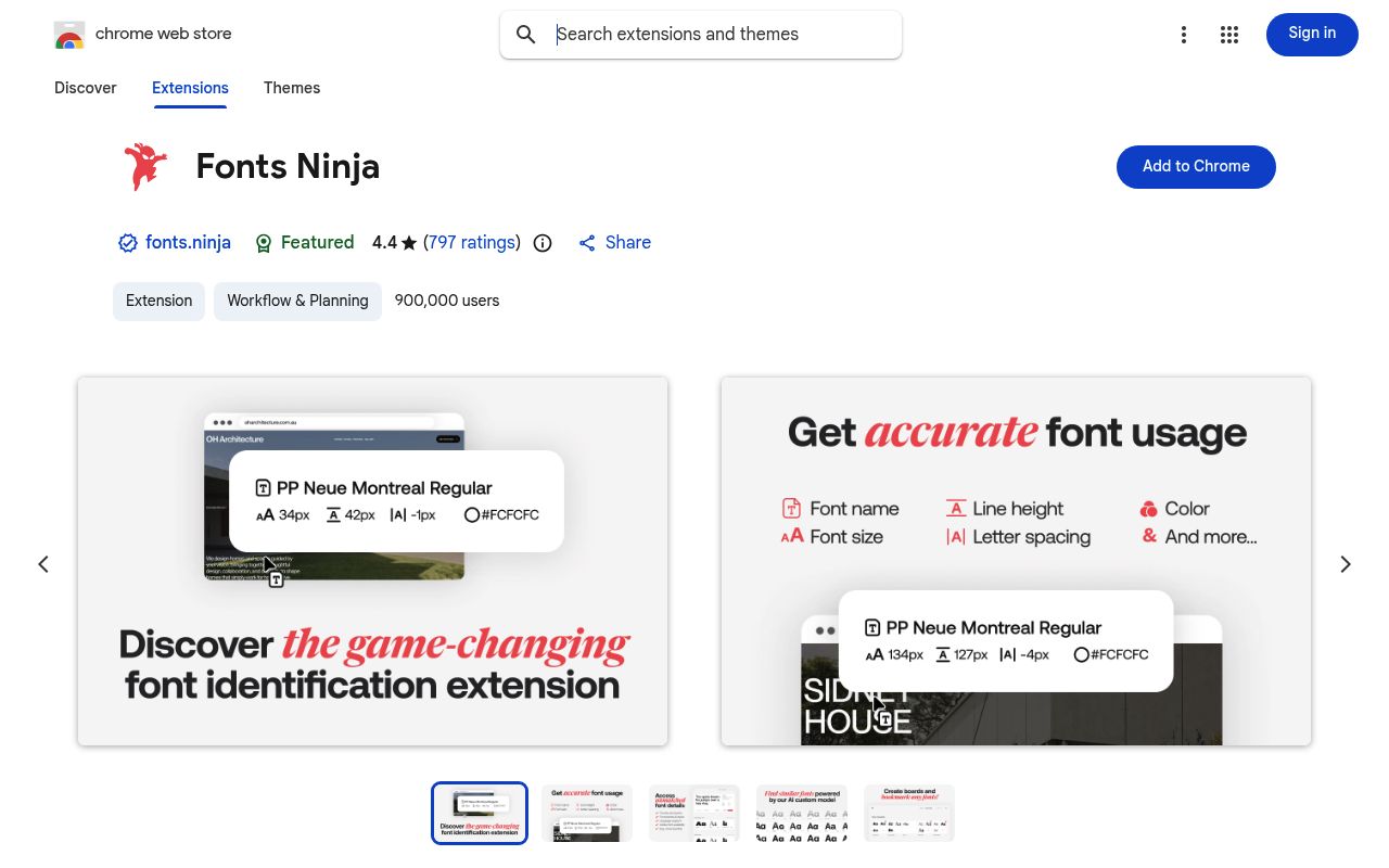 Fonts Ninja preview