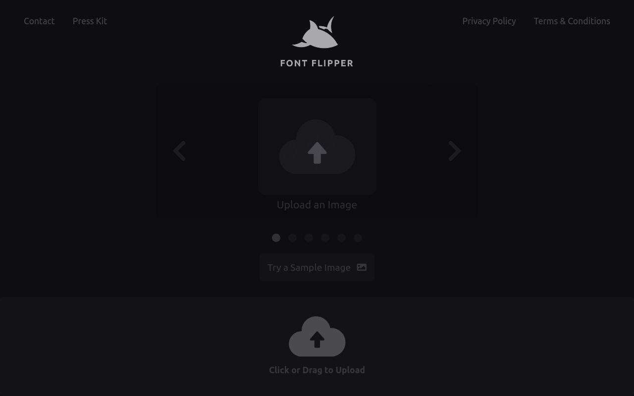 Font Flipper preview