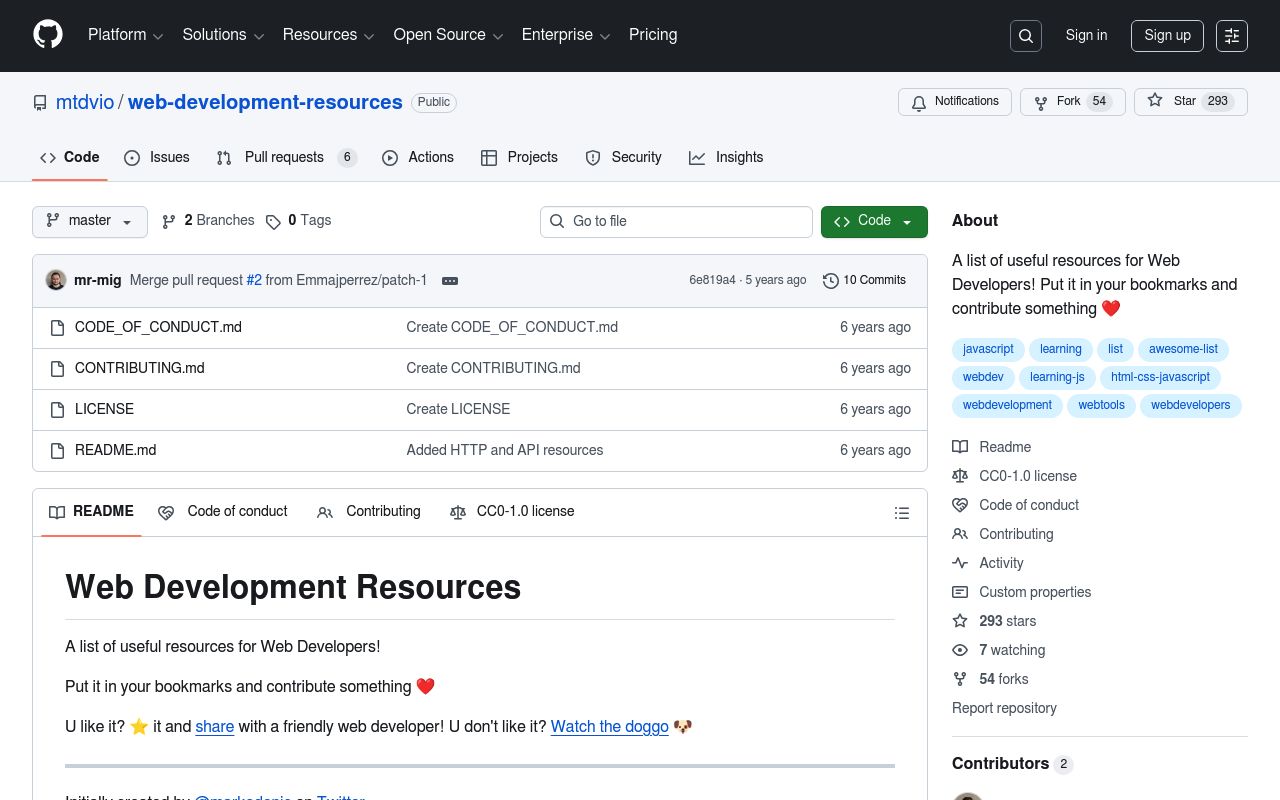 Web Development Resources preview