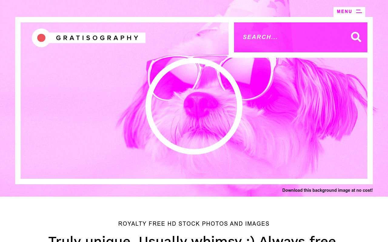 Gratisography — screenshot