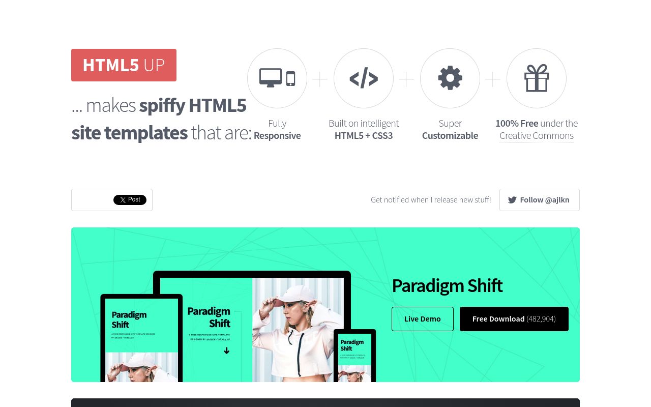 HTML5 UP — screenshot