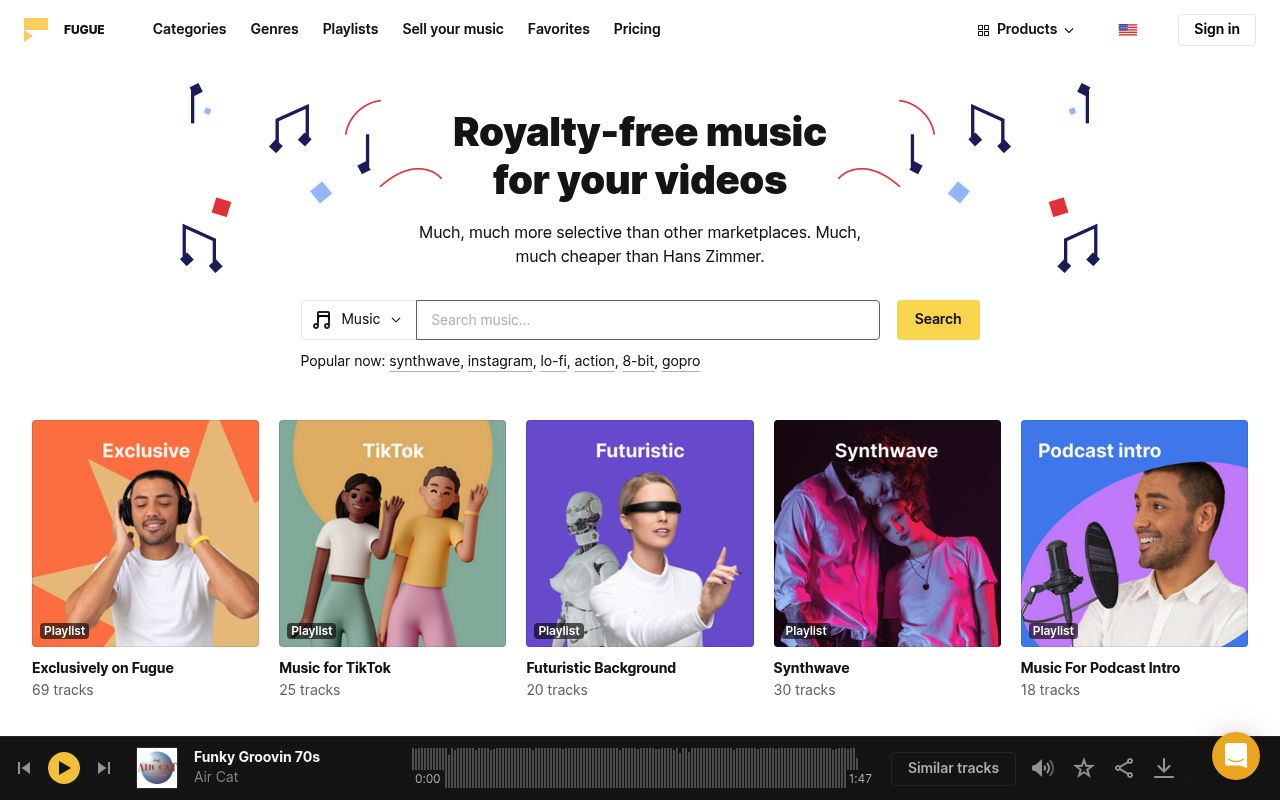 Fugue — screenshot
