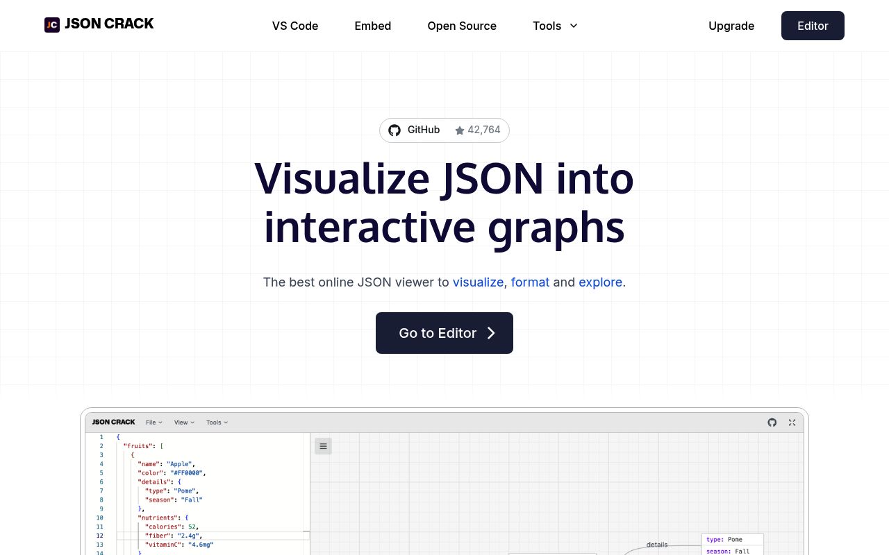 JSON Crack preview
