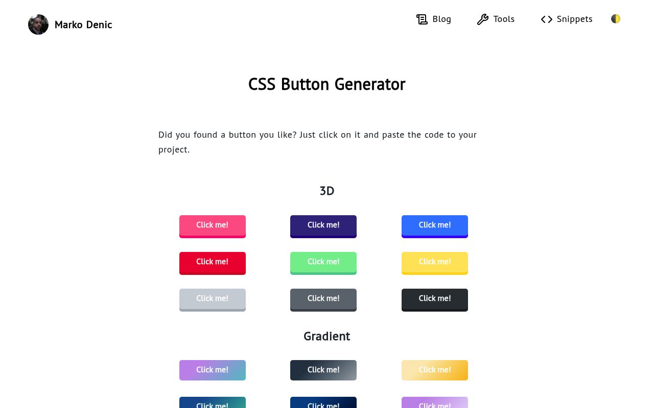 Buttons-generator preview