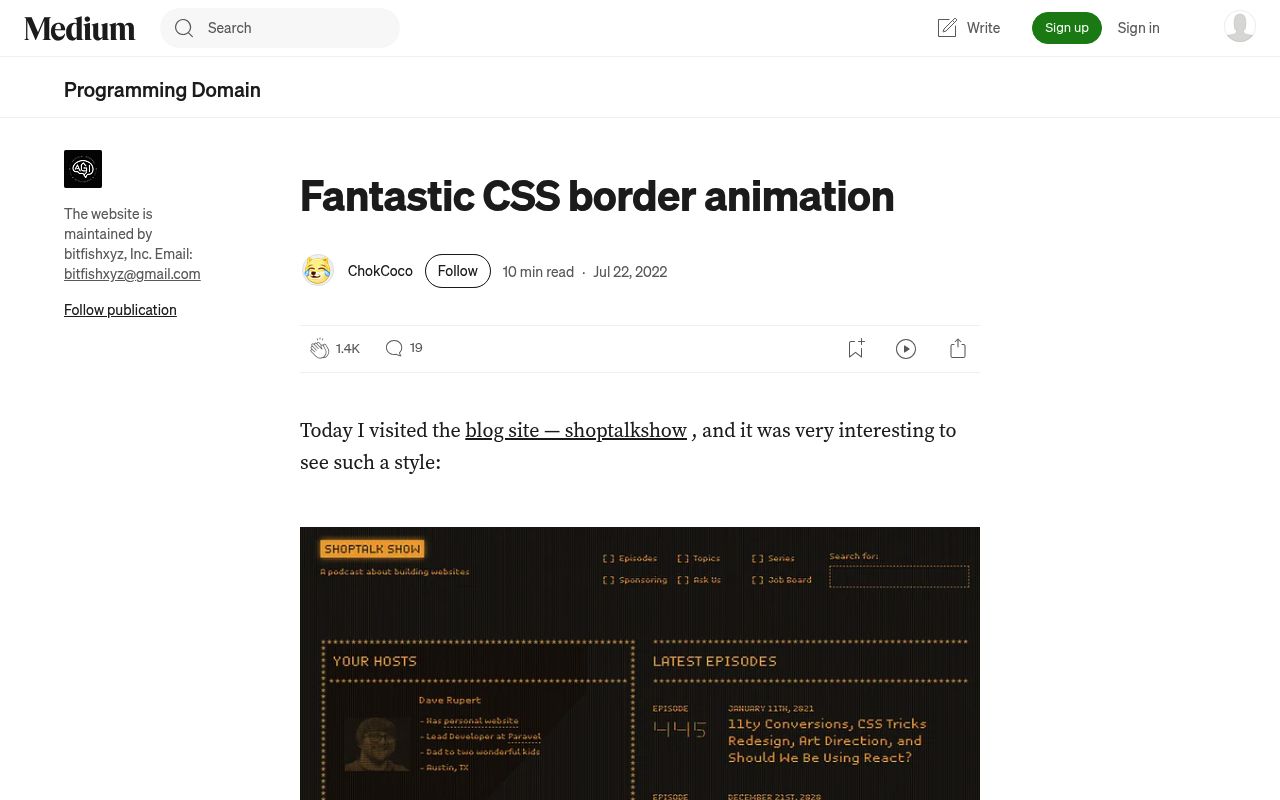 Animated Css Border preview