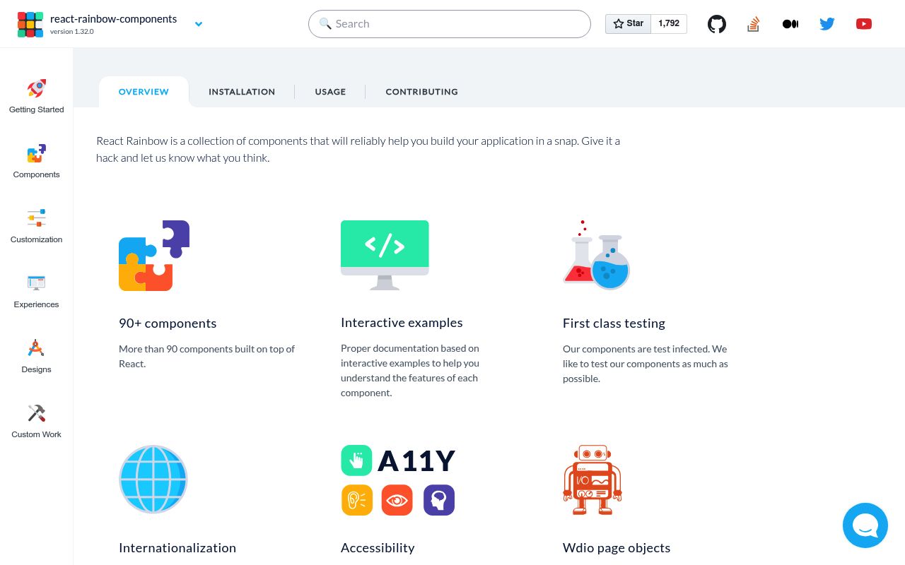 React Rainbow preview