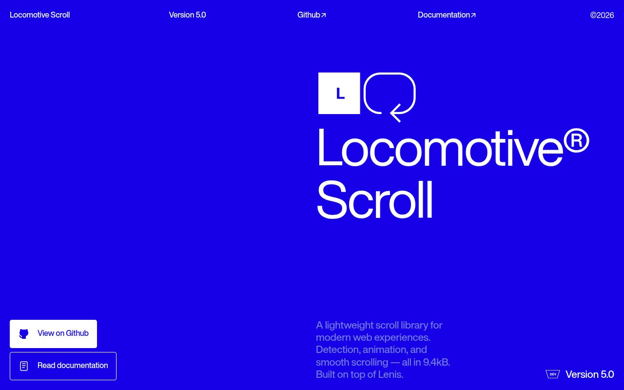 Locomotive Scroll preview