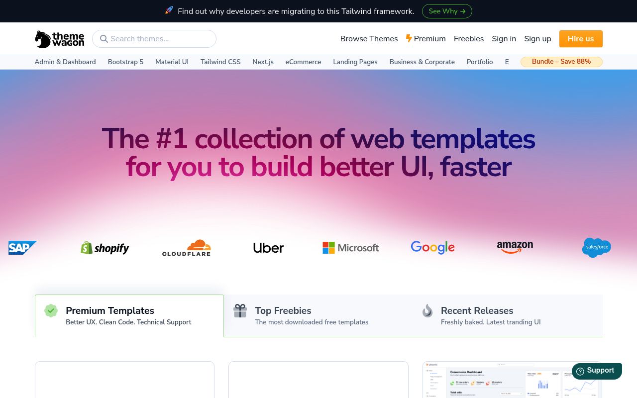 ThemeWagon — screenshot