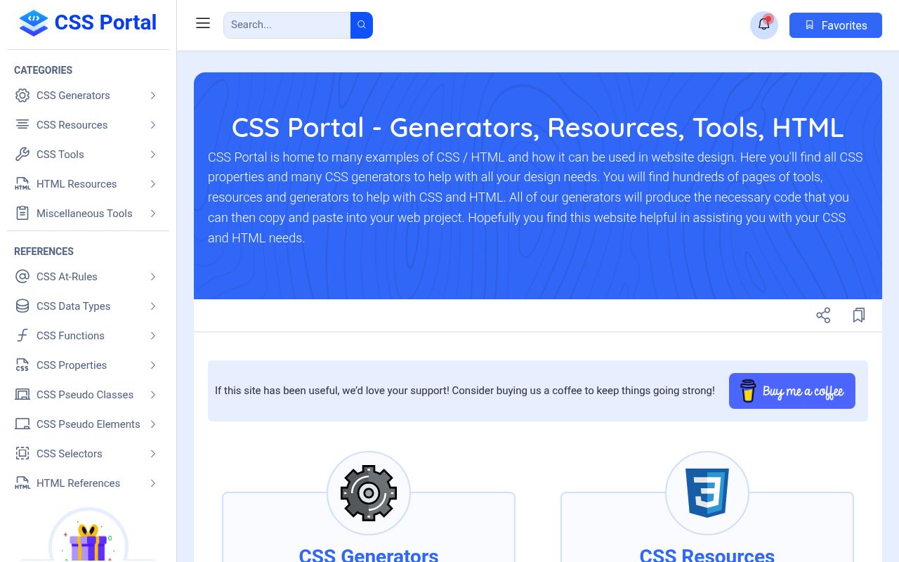 {CSS},Portal preview