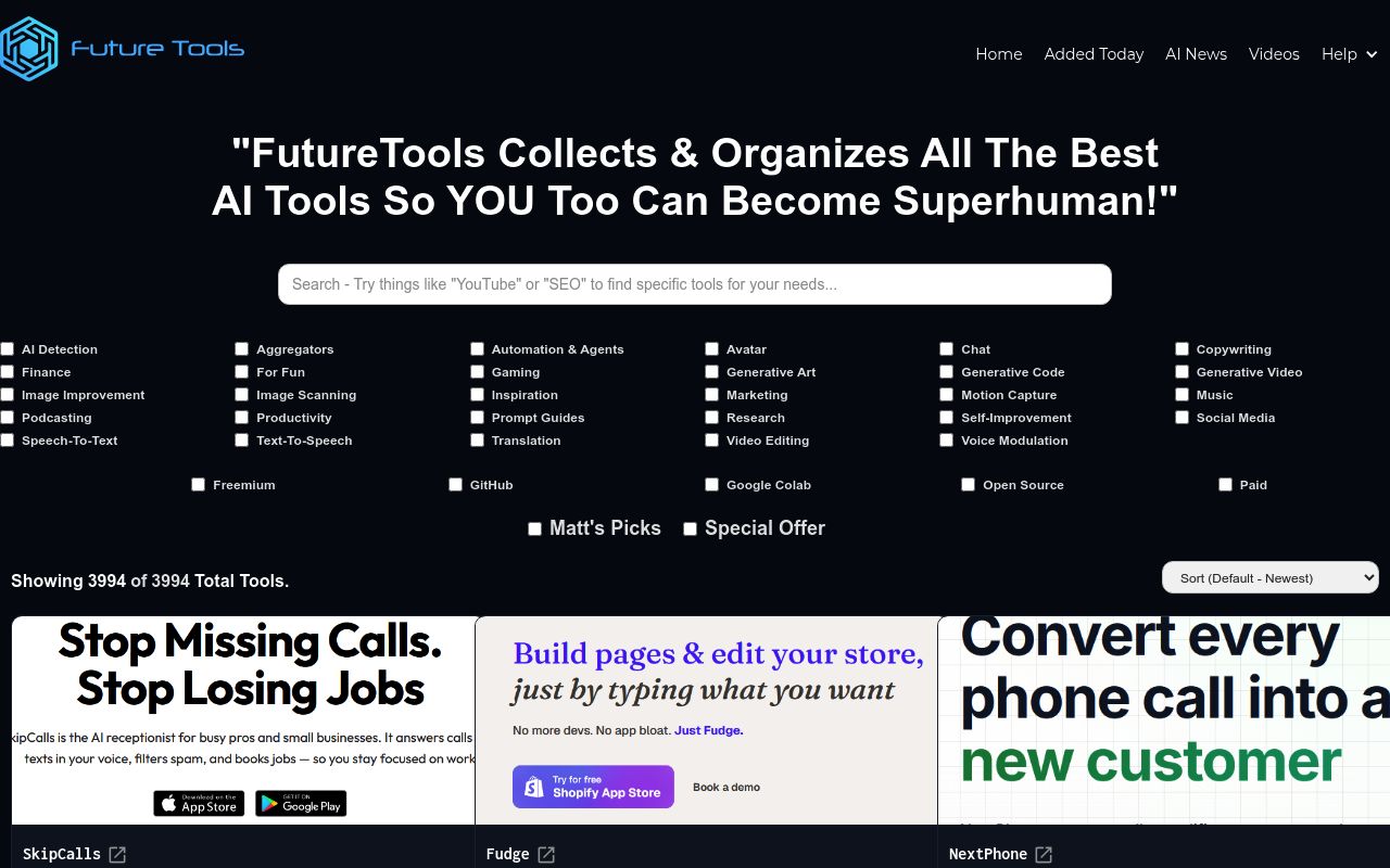 futuretools preview