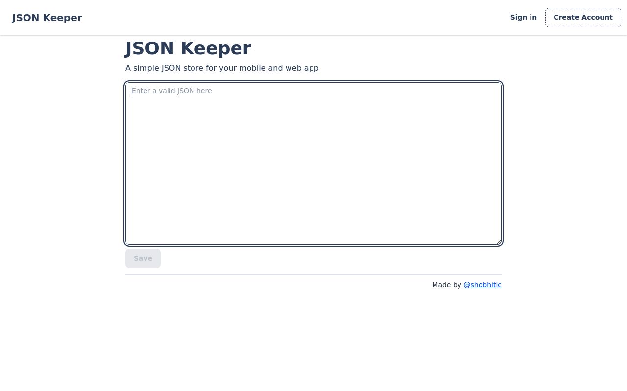 Jsonkeeper preview