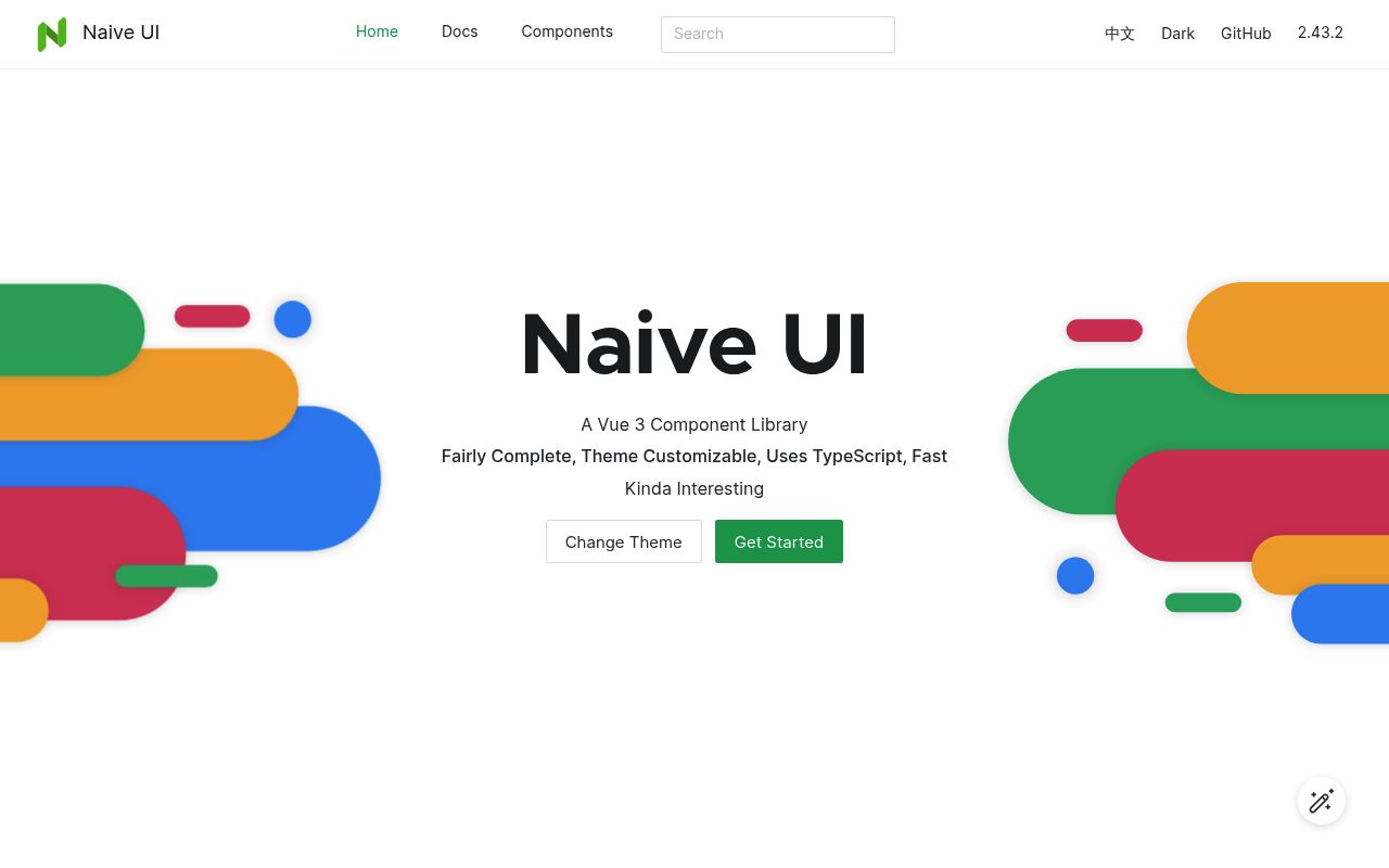 Naive UI preview